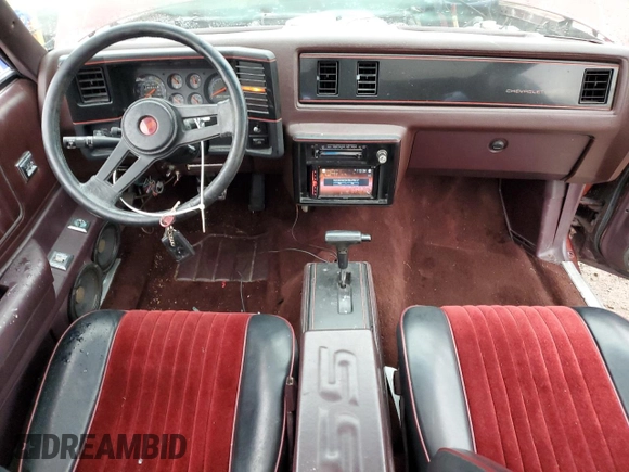 1986 Chevrolet Monte Carlo Sport с VIN 1G1GZ37G9GR168453, выставлен на аукционе Copart как лот 82286584 с пробегом 16 546 миль миль и Списание • Salvage title. История ставок и продаж доступна на DreamBid. Изображение 8.