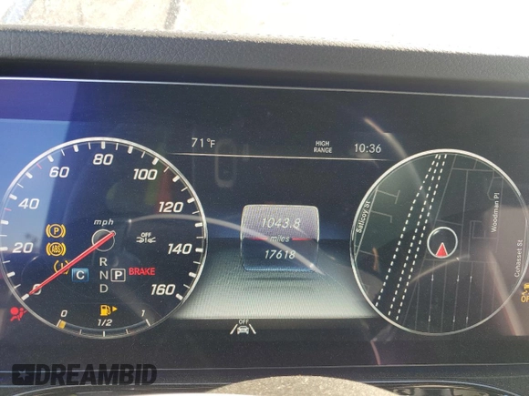 2022 Mercedes-Benz G 550 with VIN W1NYC6BJ3NX443544, listed as a Copart auction lot 86539244 with 17,618 mi miles and Salvage Title. Bid and sale history available at DreamBid. Image 9.