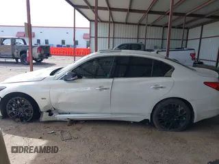 2017 Infiniti Q50 3.0t Premium with VIN JN1EV7AR8HM839303, listed as a IAAI auction lot 41783123 with 53,547 mi miles. Bid and sale history available at carsss.com. Image 14.