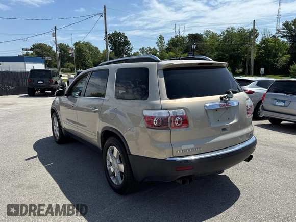 2007 GMC Acadia SLT с VIN 1GKEV33727J153571, выставлен на аукционе Copart как лот 62330495 с пробегом 140 868 миль миль и Чистый • Clean title. История ставок и продаж доступна на DreamBid. Изображение 3.