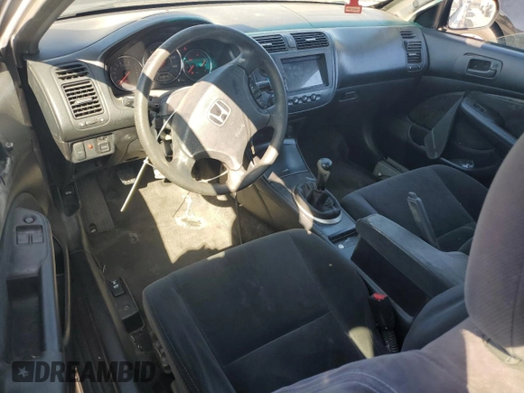 2003 Honda Civic LX with VIN 1HGEM21513L081210, listed as a Copart auction lot 44827515 with 128,045 mi miles and Clean Title. Bid and sale history available at DreamBid. Image 8.