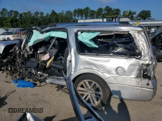 2015 Ford Expedition EL Platinum with VIN 1FMJK1LT8FEF49107, listed as a Copart auction lot 69219684 with 0 mi miles and Salvage Title. Bid and sale history available at carsss.com. Image 2.