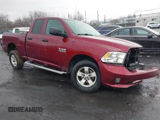 2018 Ram 1500 Express with VIN 1C6RR7FG4JS164262, listed as a IAAI auction lot 41654358 with 84,897 mi miles. Bid and sale history available at carsss.com. Image 1.