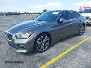 2015 Infiniti Q50 Premium z VIN JN1BV7AR3FM390743, wystawiony jako IAAI lot #41990093 z przebiegiem 91 350 mil mil oraz . Historia ofert i sprzedaży dostępna na DreamBid. Obrazek 17.
