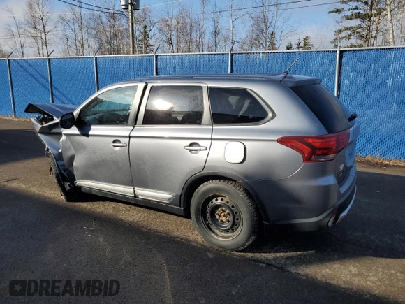 2016 Mitsubishi Outlander ES с VIN JA4AZ2A30GZ601228, выставлен на аукционе Copart как лот 49674835 с пробегом 175 909 миль миль и Списание • Salvage title. История ставок и продаж доступна на DreamBid. Изображение 2.