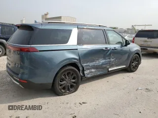 2023 Kia Carnival SX with VIN KNDNE5H39P6221588, listed as a Copart auction lot 71030804 with 23,889 mi miles and Salvage Title. Bid and sale history available at carsss.com. Image 3.