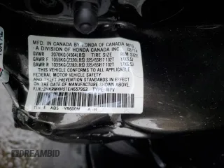 2014 Honda CR-V EX z VIN 2HKRM4H51EH657953, wystawiony jako Copart lot #56868135 z przebiegiem Nie podano mil oraz Szkoda całkowita • Salvage title. Historia ofert i sprzedaży dostępna na DreamBid. Obrazek 13.