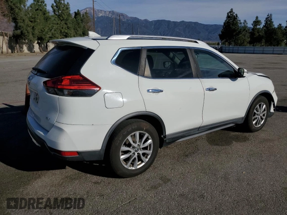2017 Nissan Rogue SV with VIN KNMAT2MT5HP514280, listed as a Copart auction lot 47095455 with 144,396 mi miles and Salvage title. Bid and sale history available at DreamBid. Image 3.