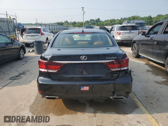 2014 Lexus LS 460 z VIN JTHCL5EF2E5020998, wystawiony jako Copart lot #60233005 z przebiegiem 109 061 mil mil oraz Szkoda całkowita • Salvage title. Historia ofert i sprzedaży dostępna na DreamBid. Obrazek 6.