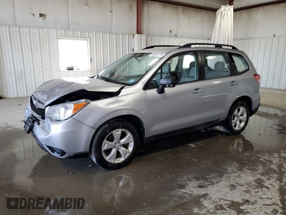 2015 Subaru Forester 2.5i with VIN JF2SJABC9FH497869, listed as a Copart auction lot 54498705 with 188,520 mi miles and Salvage Title. Bid and sale history available at carsss.com. Image 1.