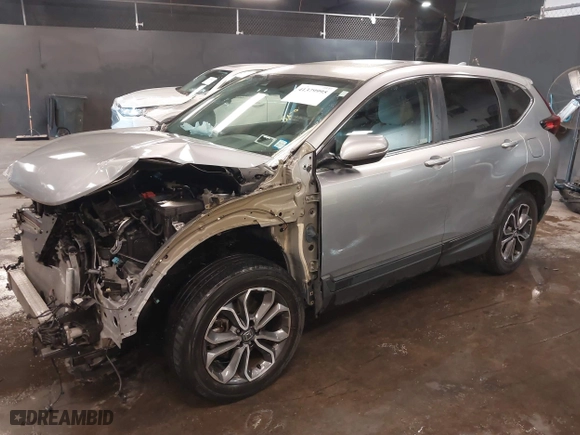 2021 Honda CR-V EX with VIN 2HKRW2H58MH635915, listed as a IAAI auction lot 41379995 with 38,319 mi miles. Bid and sale history available at carsss.com. Image 20.