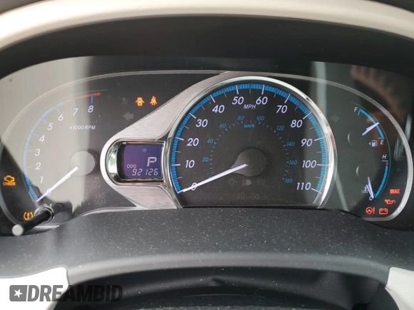 2012 Toyota Sienna XLE AAS with VIN 5TDYK3DCXCS278957, listed as a Copart auction lot 54218945 with 92,126 mi miles and Salvage Title. Bid and sale history available at carsss.com. Image 9.