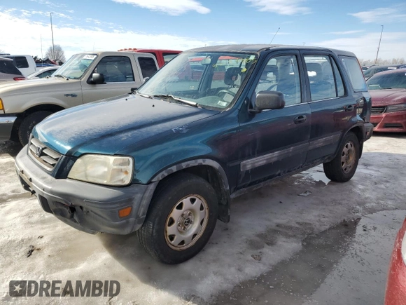 1998 Honda CR-V LX with VIN JHLRD184XWC107298, listed as a Copart auction lot 88753885 with 142,847 mi miles and Salvage Title. Bid and sale history available at carsss.com. Image 1.