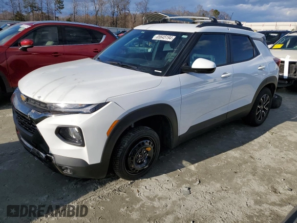 2023 Chevrolet TrailBlazer ACTIV with VIN KL79MSSL4PB137615, listed as a Copart auction lot 85645194 with 46,708 mi miles and Salvage Title. Bid and sale history available at DreamBid. Image 1.