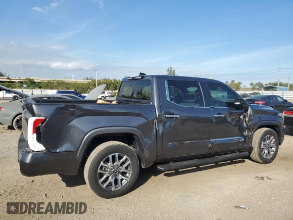 2022 Toyota Tundra 2WD 1794 Edition with VIN 5TFMA5AB2NX005596, listed as a Copart auction lot 37851473 with 12,257 mi miles. Bid and sale history available at carsss.com. Image 3.