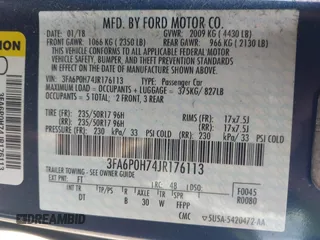 2018 Ford Fusion SE z VIN 3FA6P0H74JR176113, wystawiony jako IAAI lot #42074916 z przebiegiem 78 940 mil mil oraz . Historia ofert i sprzedaży dostępna na DreamBid. Obrazek 9.