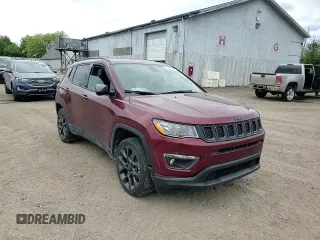 2021 Jeep Compass 80th Anniversary with VIN 3C4NJDEB4MT529044, listed as a Copart auction lot 57462915 with 20,985 mi miles and Non repairable. Bid and sale history available at DreamBid. Image 15.