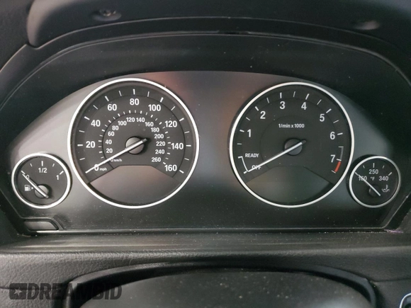 2015 BMW 3 Series 328i xDrive with VIN WBA3B5G51FNS15689, listed as a Copart auction lot 57983565 with Not provided miles and Salvage title. Bid and sale history available at DreamBid. Image 9.