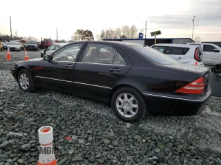 2002 Mercedes-Benz S-Class 5.0L with VIN WDBNG75J52A289108, listed as a Copart auction lot 43371315 with 117,315 mi miles and Clean Title. Bid and sale history available at carsss.com. Image 2.