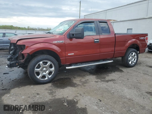 2014 Ford F-150 XL with VIN 1FTFX1ET4EKF02567, listed as a Copart auction lot 52896365 with 140,873 mi miles and Salvage Title. Bid and sale history available at carsss.com. Image 1.