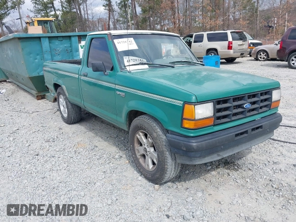 1992 Ford Ranger with VIN 1FTCR10U9NUC64555, listed as a IAAI auction lot 41721742 with 13,360 mi miles. Bid and sale history available at carsss.com. Image 1.