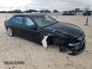 2015 BMW 7 Series 750Li with VIN WBAYE8C50FD782454, listed as a Copart auction lot 85290474 with 0 mi miles and Salvage Title. Bid and sale history available at carsss.com. Image 4.