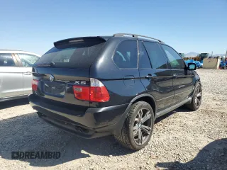 2006 BMW X5 4.4i with VIN 5UXFB53576LV24809, listed as a Copart auction lot 71479414 with 107,792 mi miles and Salvage Title. Bid and sale history available at carsss.com. Image 3.