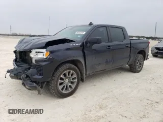 2022 Chevrolet Silverado 1500 RST with VIN 1GCPADED3NZ546440, listed as a Copart auction lot 46313145 with 69,636 mi miles and Salvage Title. Bid and sale history available at DreamBid. Image 1.