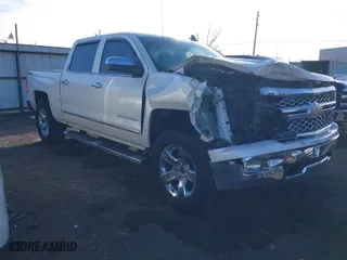 2015 Chevrolet Silverado 1500 LTZ with VIN 3GCUKSECXFG203217, listed as a IAAI auction lot 40871435 with 167,386 mi miles. Bid and sale history available at carsss.com. Image 1.