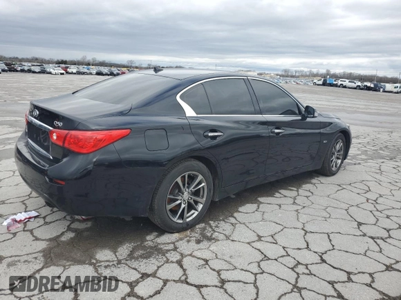 2017 Infiniti Q50 Premium with VIN JN1EV7AR0HM838405, listed as a Copart auction lot 47874455 with 87,383 mi miles and Clean title. Bid and sale history available at DreamBid. Image 3.