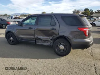 2013 Ford Utility Police Interceptor with VIN 1FM5K8ARXDGA18350, listed as a Copart auction lot 75301314 with 180,924 mi miles and Salvage Title. Bid and sale history available at carsss.com. Image 2.