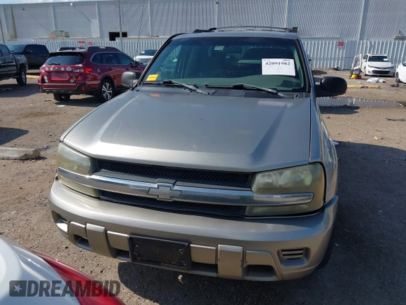 2003 Chevrolet TrailBlazer LS with VIN 1GNDS13S732225286, listed as a IAAI auction lot 42091982 with 283,517 mi miles. Bid and sale history available at carsss.com. Image 12.