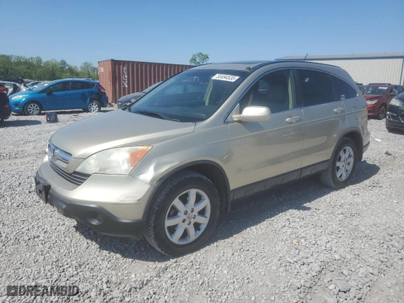 2008 Honda CR-V EX-L with VIN 5J6RE38738L009419, listed as a Copart auction lot 53494535 with 217,504 mi miles and Clean Title. Bid and sale history available at carsss.com. Image 1.