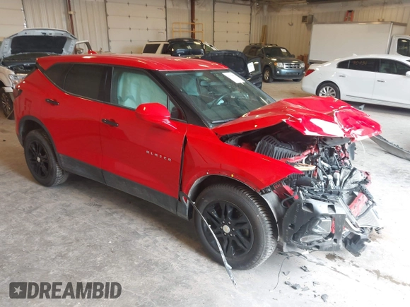 2020 Chevrolet Blazer LT with VIN 3GNKBCRS4LS669773, listed as a IAAI auction lot 42270003 with Not provided miles and . Bid and sale history available at DreamBid. Image 1.