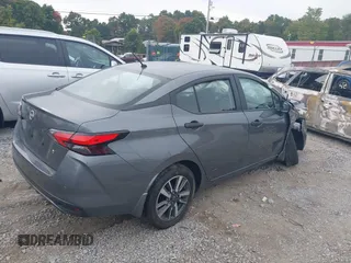 2024 Nissan Versa S with VIN 3N1CN8DV4RL831278, listed as a IAAI auction lot 40341027 with 2,123 mi miles and . Bid and sale history available at DreamBid. Image 4.