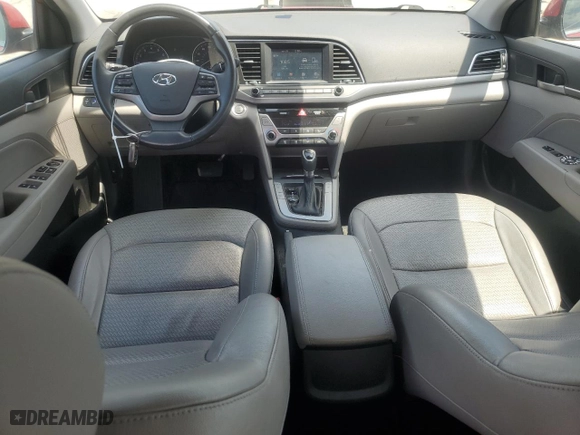 2017 Hyundai Elantra SE with VIN KMHD84LF1HU263695, listed as a Copart auction lot 54010605 with 43,259 mi miles and Salvage Title. Bid and sale history available at carsss.com. Image 8.
