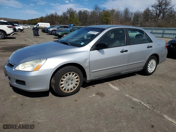 2007 Honda Accord Sdn VP with VIN 1HGCM56197A125468, listed as a Copart auction lot 49581945 with 210,002 mi miles and Clean Title. Bid and sale history available at carsss.com. Image 1.