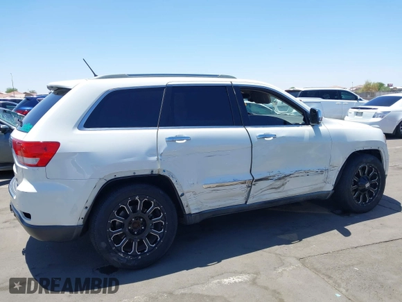 2011 Jeep Grand Cherokee Overland with VIN 1J4RR6GT2BC647589, listed as a IAAI auction lot 42603134 with 153,570 mi miles and . Bid and sale history available at DreamBid. Image 6.
