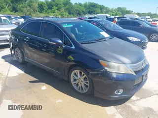 2010 Lexus HS 250h with VIN JTHBB1BAXA2000929, listed as a IAAI auction lot 42067247 with 175,452 mi miles. Bid and sale history available at carsss.com. Image 1.