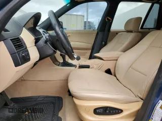 2006 BMW X3 3.0i with VIN WBXPA93456WD29965, listed as a Copart auction lot 47667055 with 165,785 mi miles and Salvage Title. Bid and sale history available at carsss.com. Image 7.