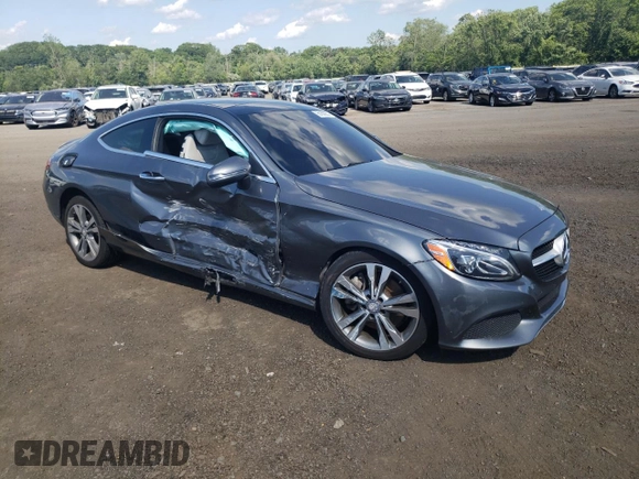 2017 Mercedes-Benz C 300 with VIN WDDWJ4KB1HF365363, listed as a Copart auction lot 61899515 with 54,801 mi miles and Salvage title. Bid and sale history available at DreamBid. Image 4.