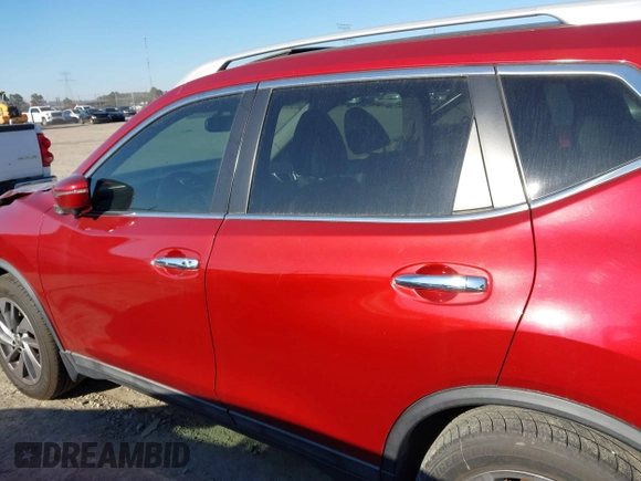 2016 Nissan Rogue SL with VIN 5N1AT2MTXGC866420, listed as a IAAI auction lot 41868507 with 151,218 mi miles. Bid and sale history available at carsss.com. Image 14.