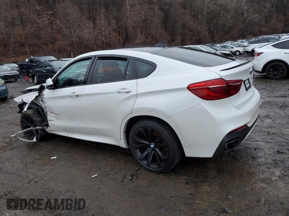 2016 BMW X6 xDrive35i with VIN 5UXKU2C53G0N81597, listed as a Copart auction lot 81698683 with 81,015 mi miles. Bid and sale history available at carsss.com. Image 2.