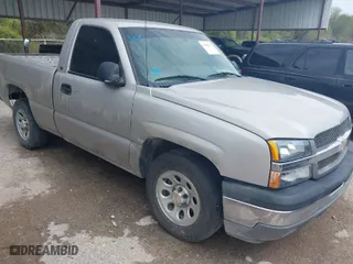 2005 Chevrolet Silverado 1500 Work Truck with VIN 1GCEC14X75Z211113, listed as a IAAI auction lot 41884717 with NaN miles. Bid and sale history available at carsss.com. Image 1.