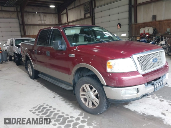 2004 Ford F-150 XLT with VIN 1FTPW14564KD79671, listed as a IAAI auction lot 42166489 with 205,083 mi miles. Bid and sale history available at carsss.com. Image 1.