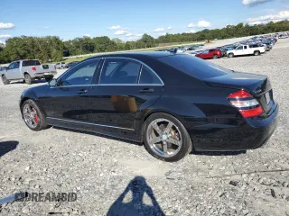 2007 Mercedes-Benz S-Class 5.5L V8 with VIN WDDNG71X57A099706, listed as a Copart auction lot 74203364 with 209,614 mi miles and Salvage Title. Bid and sale history available at carsss.com. Image 2.