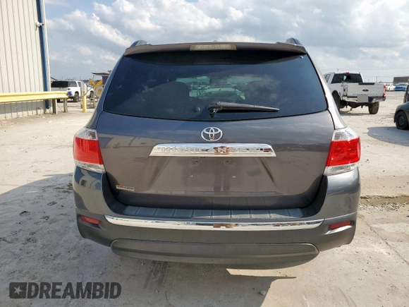2013 Toyota Highlander Limited with VIN 5TDYK3EH2DS114761, listed as a Copart auction lot 55161005 with 197,675 mi miles and Salvage title. Bid and sale history available at DreamBid. Image 6.