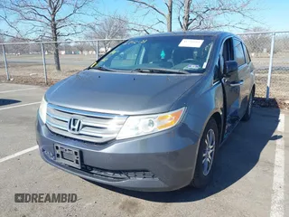 2011 Honda Odyssey EX-L with VIN 5FNRL5H60BB103430, listed as a IAAI auction lot 41752581 with 108,422 mi miles and . Bid and sale history available at carsss.com. Image 2.