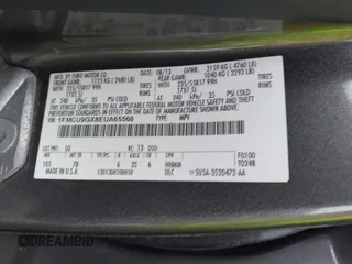 2014 Ford Escape SE with VIN 1FMCU9GX8EUA65568, listed as a IAAI auction lot 42435114 with 128,278 mi miles and . Bid and sale history available at DreamBid. Image 9.