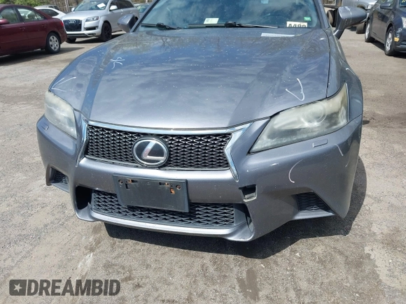 2014 Lexus GS 350 with VIN JTHCE1BL2E5022327, listed as a IAAI auction lot 42036788 with 179,088 mi miles. Bid and sale history available at carsss.com. Image 6.